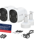 Refurbished Xtreem4K Wireless Security Camera 2 Pack with 2-Way Talk, Siren & Heat + Motion Detection | SWIFI-4KXTRMPK2