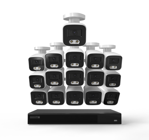 Swann EliteX™ 6K/12MP NVR Security System with 16 Bullet Cameras | SONVK-16EX1612MPB