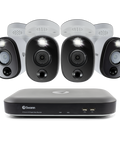 4 Camera 4 Channel 4K Ultra HD DVR Spotlight Security System | SWDVK-455804WL