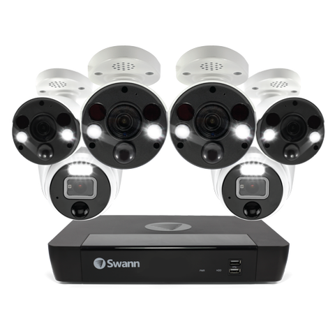6 Camera 8 Channel 6K 12MP Mega HD Professional NVR Security System | SWNVK-890004FB2D