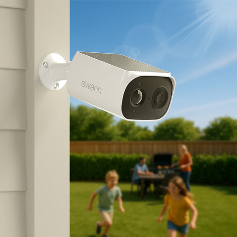 Swann EVO Wireless 2K Solar Security Camera - 4 Pack | SWIFI-SESOL2KBCPK4