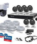 9 Camera 16 Channel 4K Ultra HD Professional NVR Security System - SONVK-16898081PT