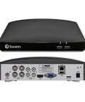 Black Home 4 Camera 4 Channel 1080p Full HD DVR Security System | SWDVK-446854SLB