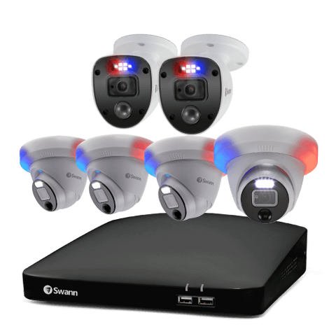Refurbished Home 6 Camera 8 Channel 4K Ultra HD DVR Security System