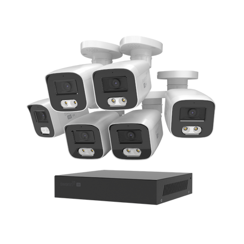 Swann EliteX™ 6K/12MP NVR Security System with 6 Bullet Cameras | SWNVK-8EX612MPB