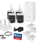 AllSecure4K+ Wireless Security Kit with 4 x 4K Wire-Free Cameras & Power Hub | SWNVK-AS4KH4