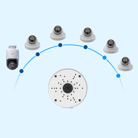 134mm Junction Box for NVR and DVR Cameras - 1 Pack I SONVP-JB134