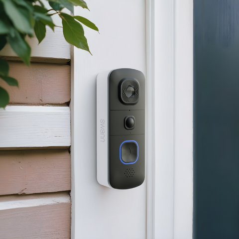 EVO Wireless Video Doorbell with SwannShield AI Voice Assistant | SWIFI-SEVDBC