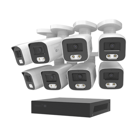 Swann EliteX™ 6K/12MP NVR Security System with 8 Bullet Cameras | SWNVK-8EX812MPB