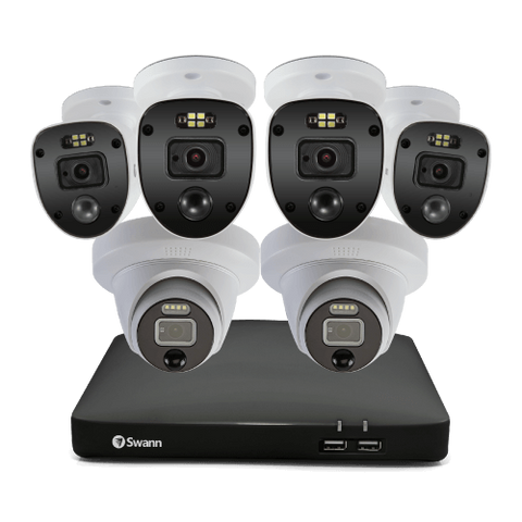 Home 6 Camera 8 Channel 4K Ultra HD DVR Security System