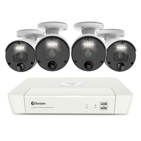 Refurbished 4 Camera 8 Channel 4K Master-Series NVR Security System | SWNVK-87680W4
