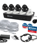 4 Camera 8 Channel 4K Ultra HD Professional NVR Security System | SWNVK-886804FB