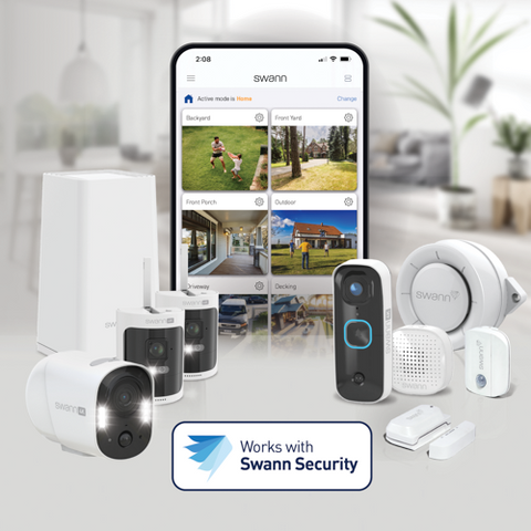 Swann EVO​ 2K Indoor Wi-Fi Camera ​- 2 Pack | SWIFI-SE2KICPK2