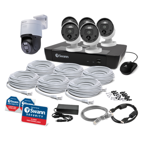 6 Camera 8 Channel 12MP Professional NVR Security System | SONVK-890005B1PT