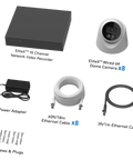Swann EliteX™ 6K/12MP NVR Security System with 8 Dome-Style Cameras | SWNVK-16EX812MPD