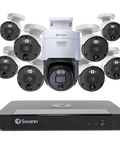 9 Camera 16 Channel 4K Ultra HD Professional NVR Security System - SONVK-16898081PT