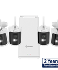 Refurbished AllSecure650 2K Wireless Security Kit with 4 x Wire-Free Cameras & Power Hub | SWNVK-650KH4