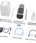 MaxRanger4K Pro™ Long Range Wireless Security System with Radar Detection | SWNVK-MR4KPROSD6