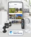 4 Camera 8 Channel 4K Ultra HD Professional NVR Security System | SWNVK-88980W4