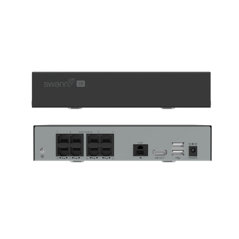 EliteX™ 6K/12MP NVR Security System with 4 Bullet Cameras | SWNVK-8EX412MPB