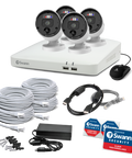 Refurbished 4 Camera 8 Channel 4K Ultra HD Professional Home NVR Security System