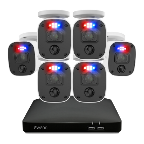 Home 6 Camera 8 Channel 2K DVR 1TB HDD Security System with Mic | SWDVK-8468062KMQB