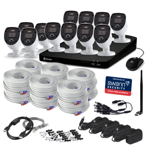 Home 12 Camera 16 Channel 1080p Full HD DVR Security System | SWDVK-1646812SLW