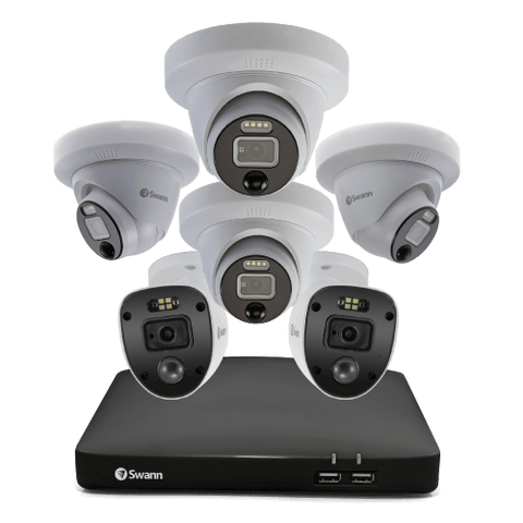 Refurbished Home 6 Camera 8 Channel 4K Ultra HD DVR Security System