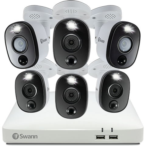 6 Camera 8 Channel 4K Ultra HD DVR Spotlight Security System | SWDVK-85680W6WL
