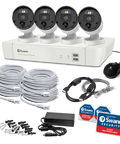4 Camera 8 Channel 4K Ultra HD Professional NVR Security System | SWNVK-88980W4