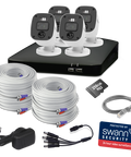Refurbished Home 4 Camera 8 Channel 2K DVR 256GB SD Card Security System with Mic | SWDVK-8468542KMQB