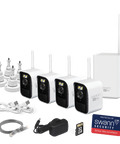 Swann MaxRanger4K™ Mini Long-Range Wireless Security System with 4 Cameras | SWNVK-MRMINISD4
