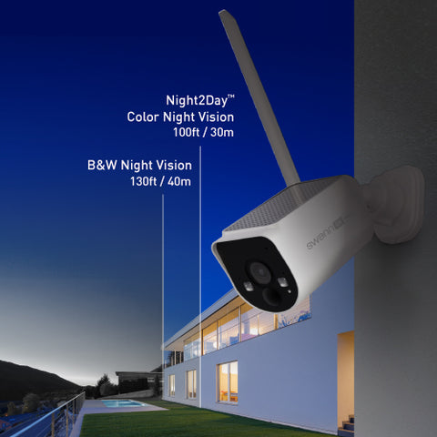 MaxRanger4K™ Solar 6 Camera Security System with Longest Range Wireless | SWNVK-MR4KSD6