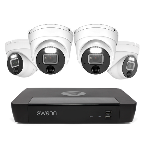 4 Camera 8 Channel 6K 12MP Mega HD Professional NVR Security System | SWNVK-890104D