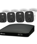 Home 4 Camera 8 Channel 2K DVR 256GB SD Card Security System with Mic | SWDVK-8468542KMQB