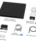 Swann EliteX™ 6K/12MP NVR Security System with 8 Bullet-Style Cameras | SWNVK-16EX812MPB
