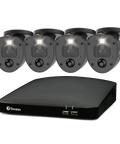 Black Home 4 Camera 4 Channel 1080p Full HD DVR Security System | SWDVK-446854SLB