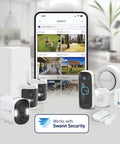 Swann EVO​ Pan & Tilt Wi-Fi Camera​ - 2 Pack | SWIFI-SE2KPTPK2