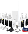 Swann MaxRanger4K™ Mini Long-Range Wireless Security System with 6 Cameras | SWNVK-MRMINISD6