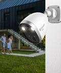 Refurbished 2KO Outdoor Wi-Fi Spotlight Security Camera with 2-Way Talk, Siren & Heat + Motion Detection | SWIFI-2KOCAM
