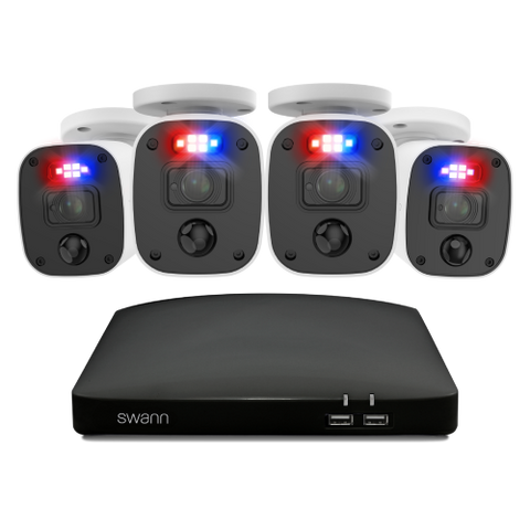 Refurbished Home 4 Camera 8 Channel 2K DVR 1TB HDD Security System with Mic | SWDVK-8468042KMQB