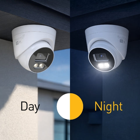 Swann EliteX™ 6K/12MP NVR Security System with 4 Dome/Turret Cameras | SONVK-16EX412MPD