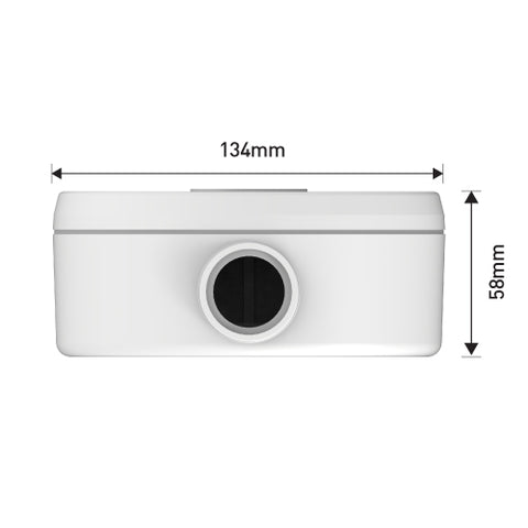 134mm Junction Box for NVR and DVR Cameras - 1 Pack I SONVP-JB134