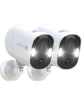 Refurbished Xtreem4K Wireless Security Camera 2 Pack with 2-Way Talk, Siren & Heat + Motion Detection | SWIFI-4KXTRMPK2