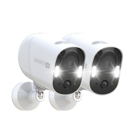 Refurbished Xtreem4K Wireless Security Camera 2 Pack with 2-Way Talk, Siren & Heat + Motion Detection | SWIFI-4KXTRMPK2