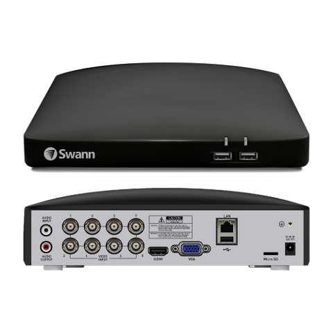 Home 4 Camera 8 Channel 2K DVR 256GB SD Card Security System with Mic | SWDVK-8468542KMQB