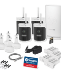 Refurbished AllSecure4K Wireless Security Kit with 4 x Wire-Free Cameras & NVR Tower | SWNVK-AS4K800SD4