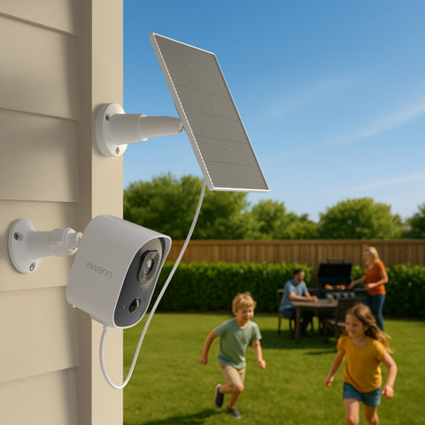 Swann EVO Wireless 2K Security Camera with Solar Panel | SWIFI-SE2KBCSOL