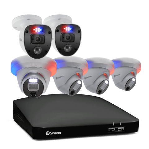 Refurbished Home 6 Camera 8 Channel 4K Ultra HD DVR Security System
