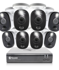 Refurbished 8 Camera 8 Channel 1080p Full HD DVR Spotlight Security System | SWDVK-845808WL